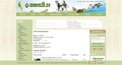 Desktop Screenshot of kocky.zooburza.eu