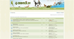 Desktop Screenshot of forum.zooburza.eu